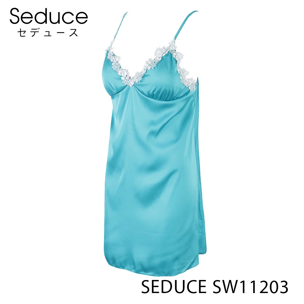 Đầm Ngủ Nữ Lụa Satin 2 Dây Seduce SW11203