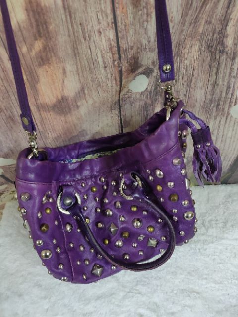 Túi si hàng hiệu. Lancaster. Tím