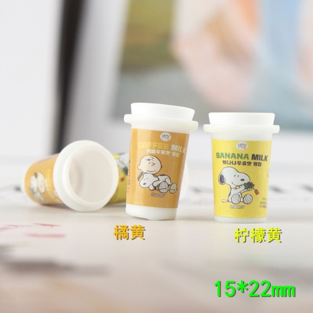 mô hình ly milk hàn quốc phụ kiện trang trí charm slime nhà búp bê