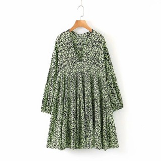 Đầm babydoll hoa nhí Xuất khẩu 2020