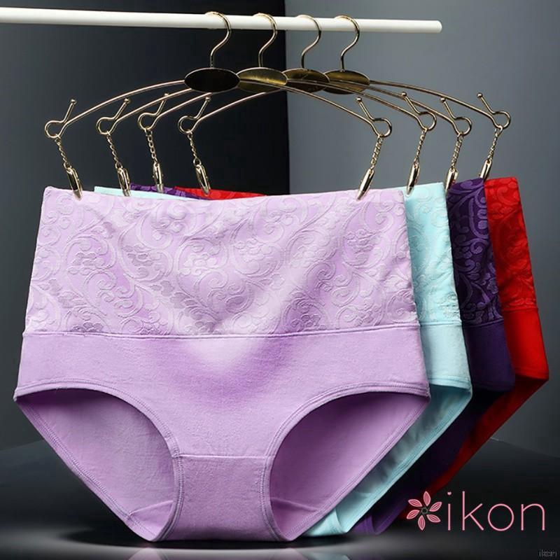 Quần lót cotton lưng cao cho nữ