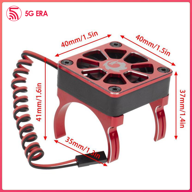 Metal RC Motor Cooling Fan for TRX4 RC Crawler 540 550 Motor Accessories