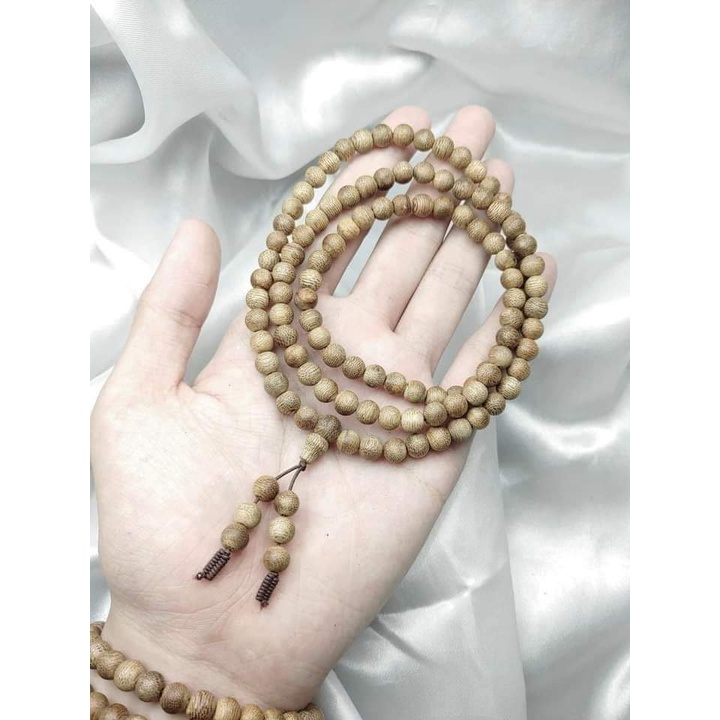 Vòng Đeo Tay Trầm Hương Mộc Thô Tự Nhiên, Trầm Rừng Tự Nhiên Lâu Năm – Size 6 Ly