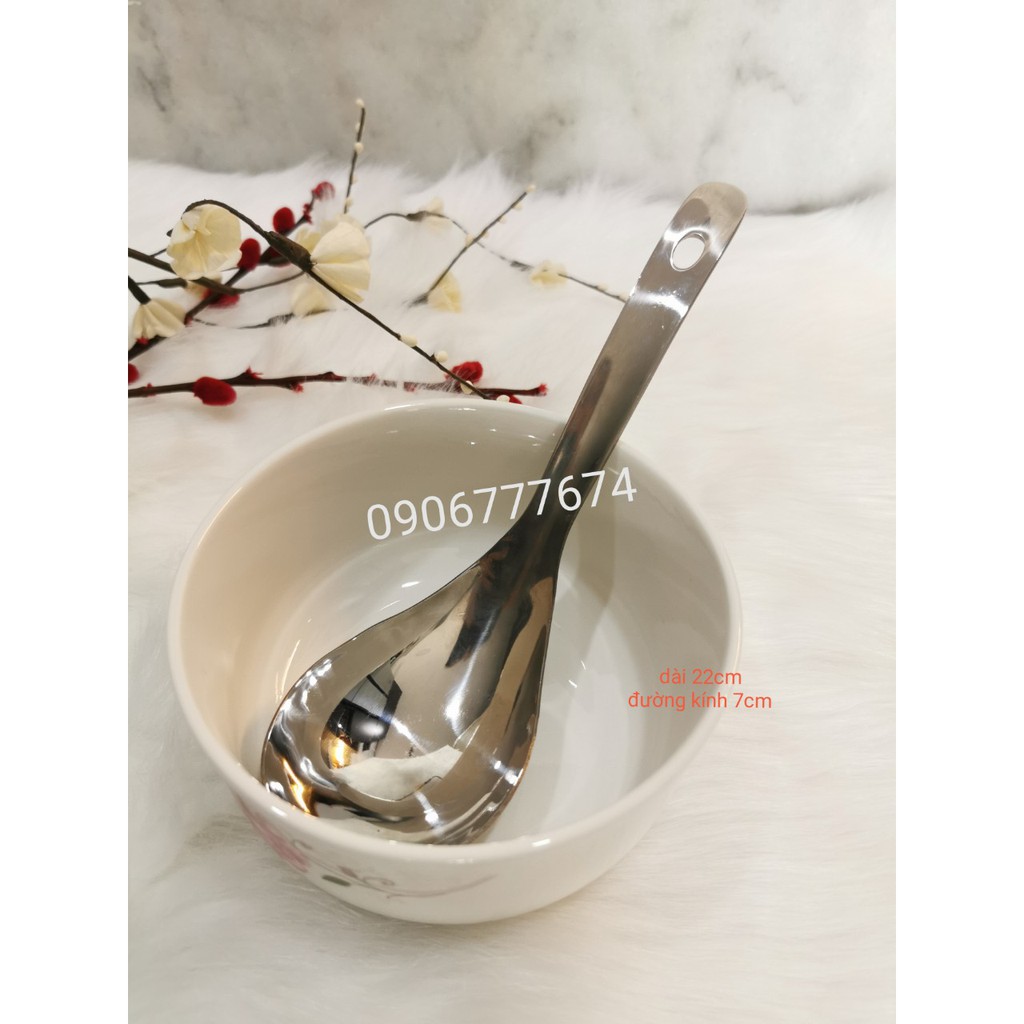 VÁ CƠM / VÁ CANH INOX SÂU LÒNG