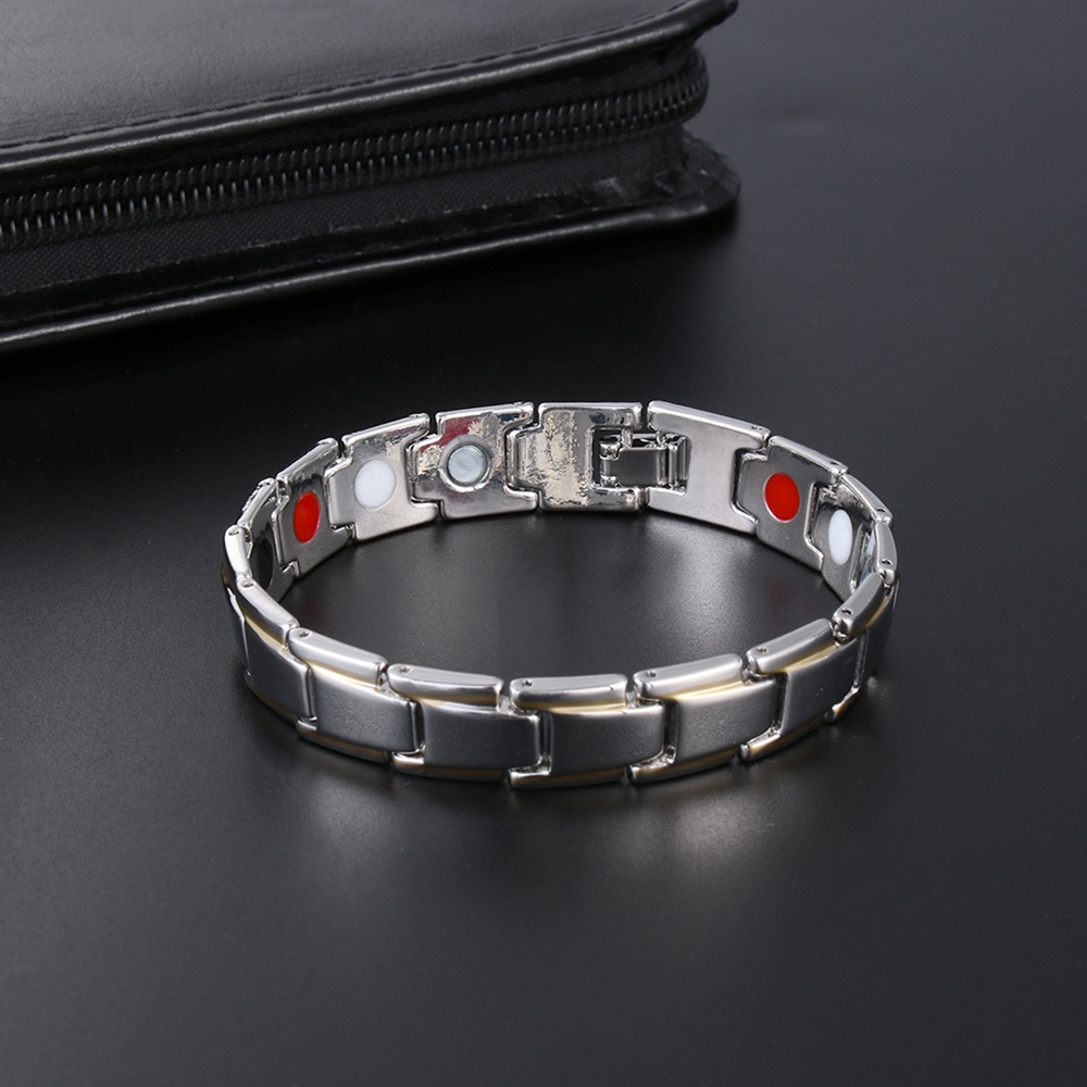 Vòng đeo tay UPSTOP bằng nam châm + hợp kim có thể tháo ra hỗ trợ chăm sóc sức khỏe kiểu dáng thời trang