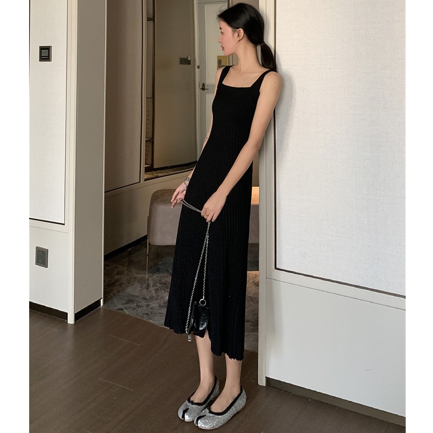 Women's suspender skirt new sleeveless dress knitted suspender dress | BigBuy360 - bigbuy360.vn