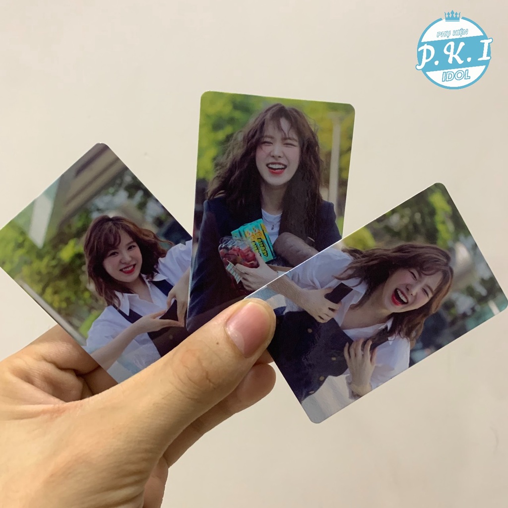 Bộ 9 Tấm Card Wendy Red Velvet Cười Tít Mắt Mới Nhất