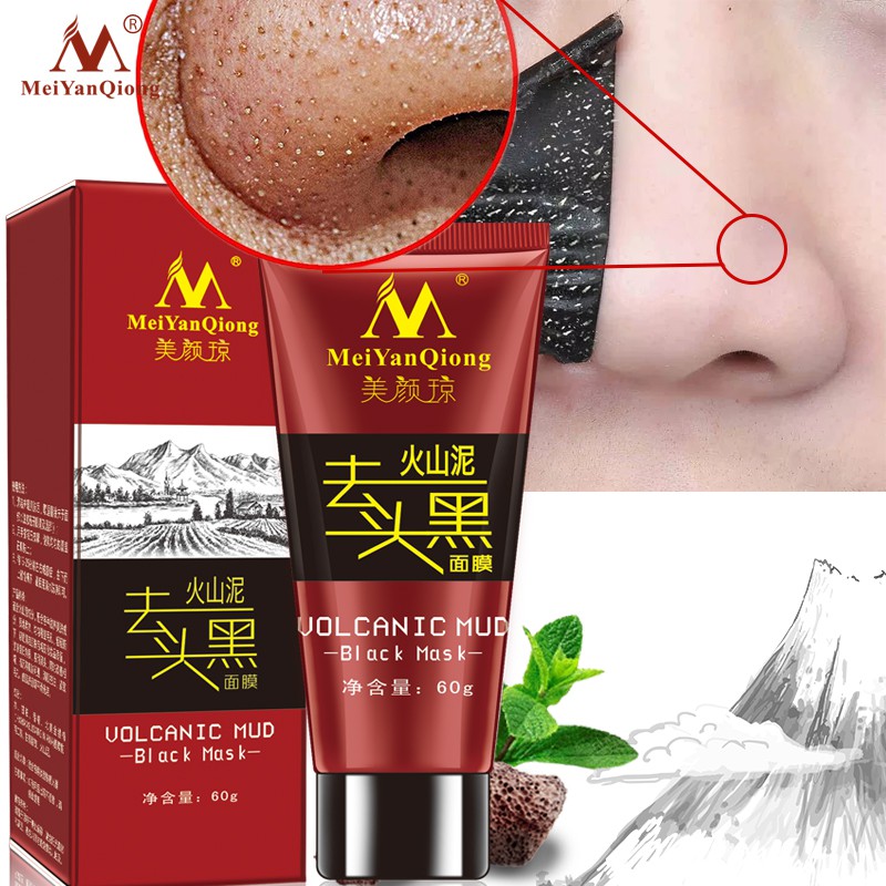 Mặt Nạ Bùn Núi Lửa MeiYanQiong Lột Đầu Đen Làm Sạch Sâu Cao Cấp 60g | BigBuy360 - bigbuy360.vn
