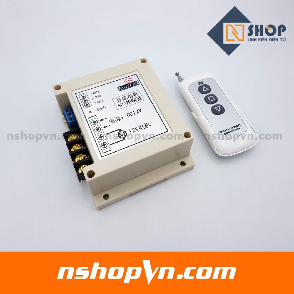 Mạch điều khiển đảo chiều động cơ từ xa 40A 12VDC / 24VDC