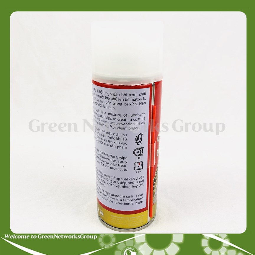 Chai Xịt Bôi Trơn Sên BZ Chain Lube Greennetworks