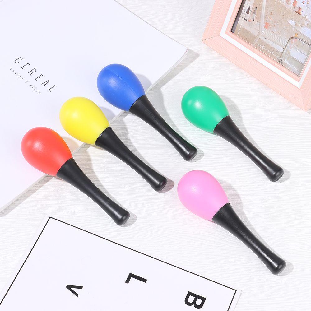 ☆YOLA☆ Early Education Rattle Baby Sound Musical Instrument Sand Hammer Kids Toys Percussion Plastic Music Learning Maraca Shaker/Multicolor
