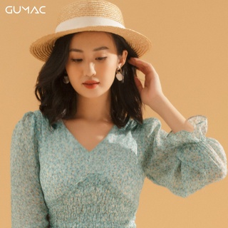 Đầm hoa eo chun DA761 GUMAC