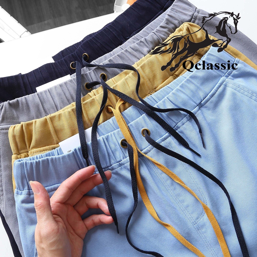 Quần jogger nam dài dành cho thể thao, chất liệu kaki bền đẹp dễ dàng di chuyển vận động Q0010