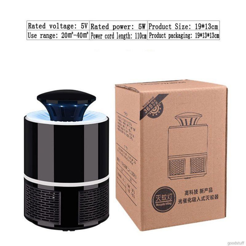 ❤️SALE[FREESHIP]Máy Bắt Muỗi Thông Minh, Đèn Bắt Muỗi Thu Hút Công Trùng Hiệu Quả Bằng Đèn Led Kèm Dây USB Dễ Sử Dụg