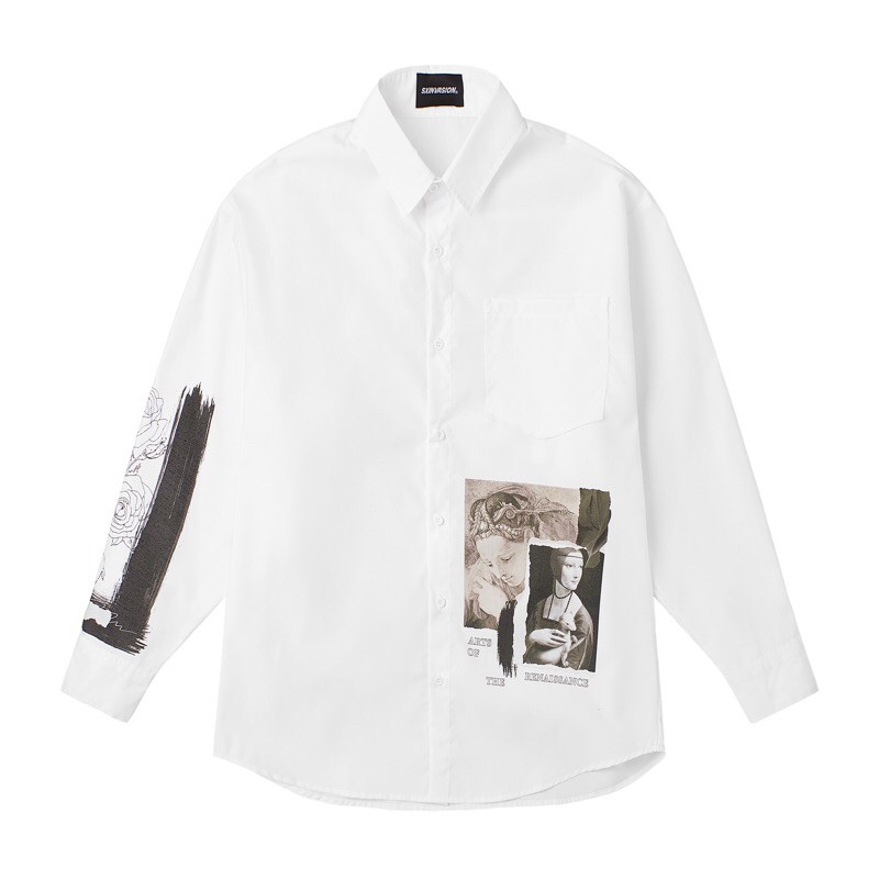 Iconic Art Shirt - áo sơ mi chi tiết in