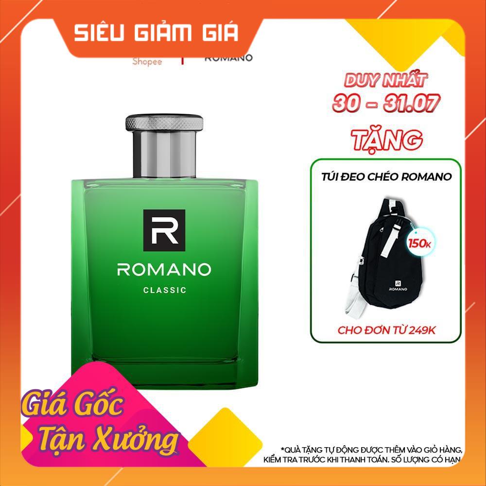 [Freeship] Nước hoa cao cấp Romano 100ml Classic