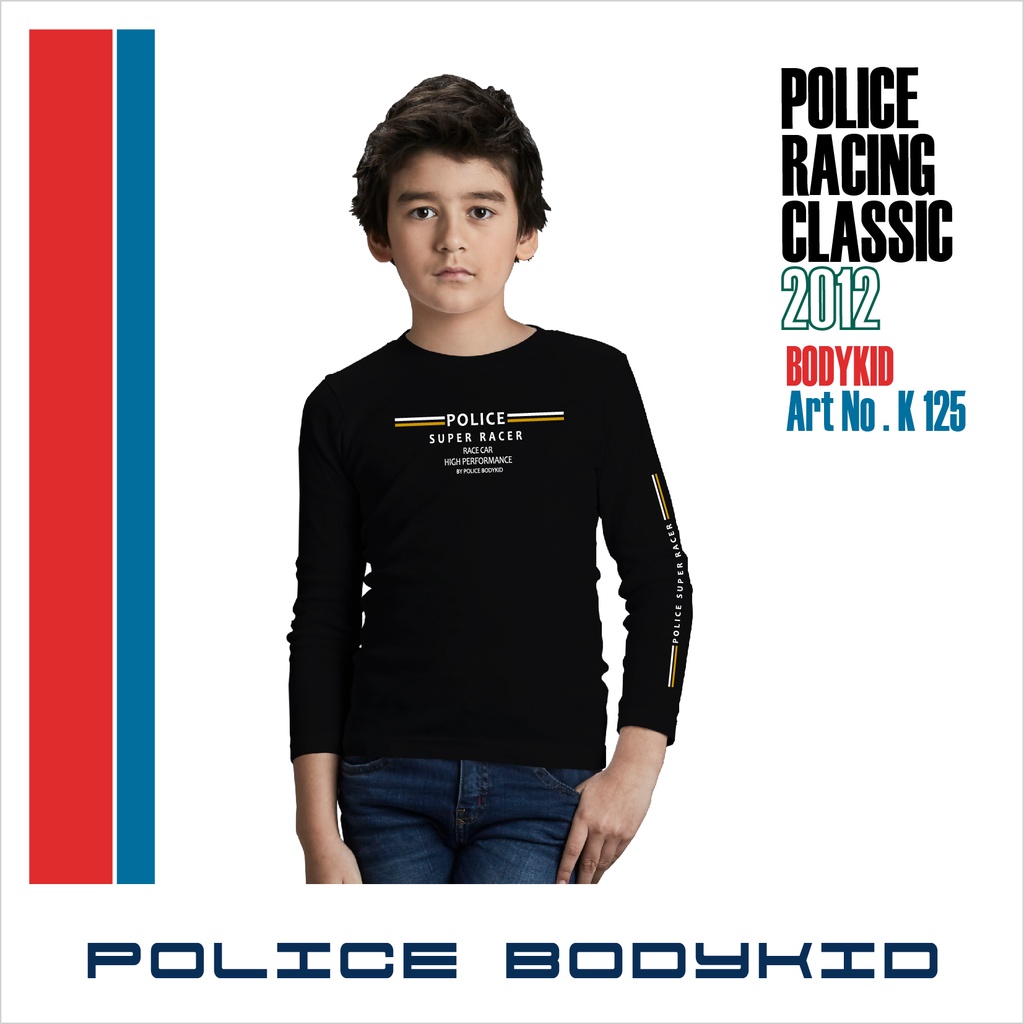 Áo thun trẻ em Police nhập khẩu Thái Lan (K125)