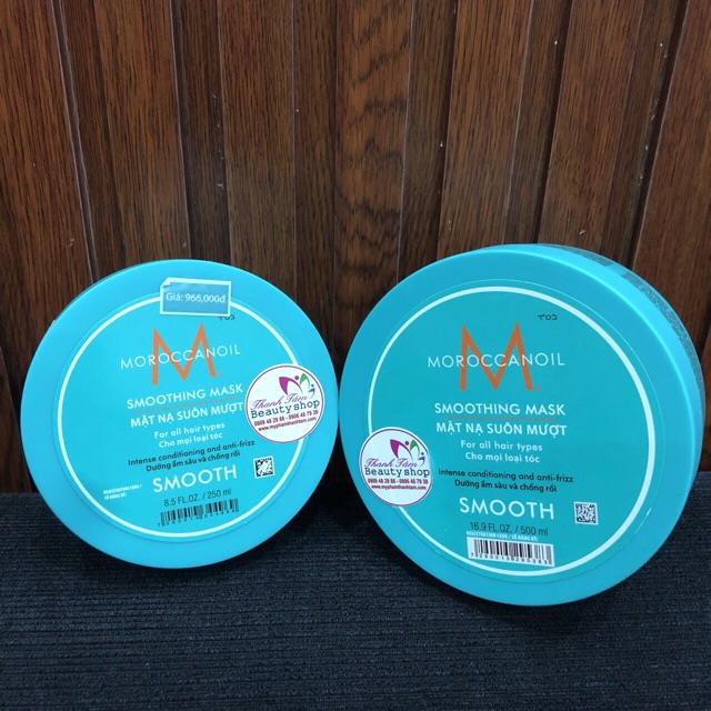 Kem hấp suôn mượt Moroccanoil Smooth Mask 500ml