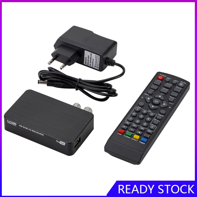 FL【COD Ready】Bộ tv box K2 DVB-T / T2 3D MPEG4 PVR HD 1080P tiện dụng chất lượng cao