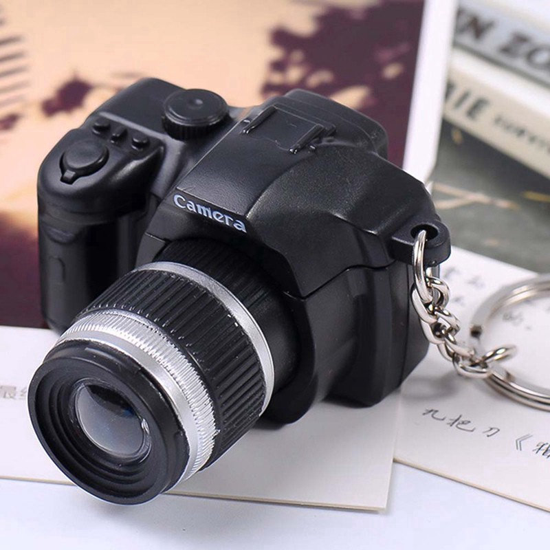 Móc khóa hình máy ảnh kỹ thuật số có đèn Led | BigBuy360 - bigbuy360.vn