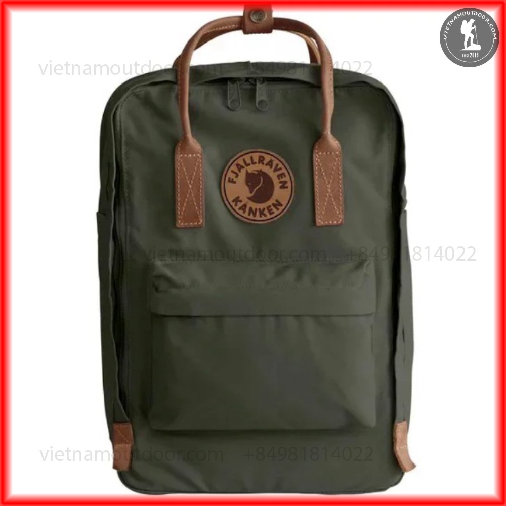 Balo Fjallraven Kanken No. 2 Laptop 15 ⚡️ [ HÀNG XUẤT DƯ ] Vải G1000 chống thấm nước tuyệt đối