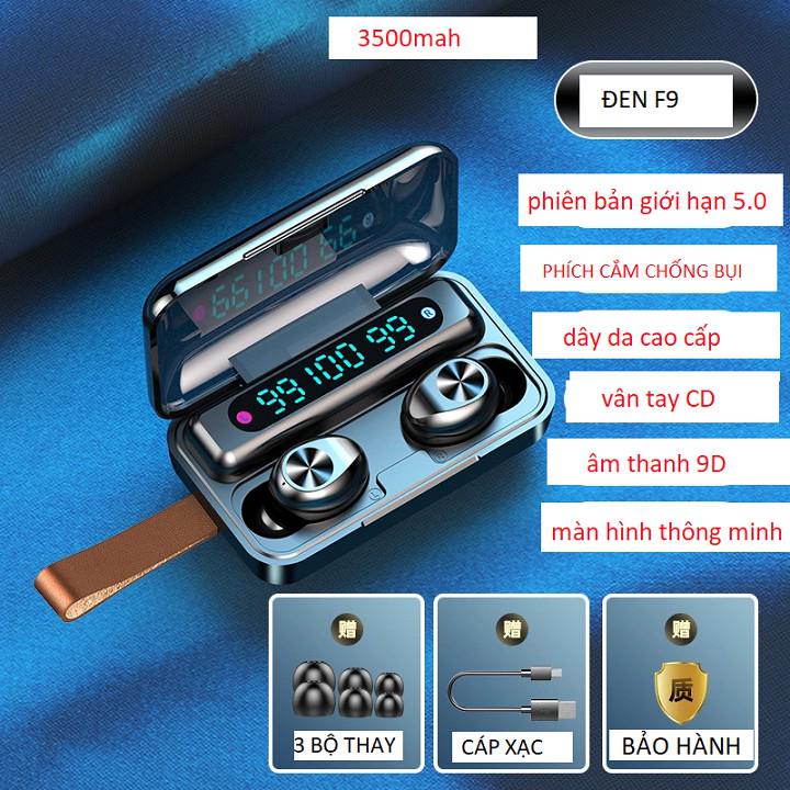 Tai Nghe Bluetooth Amoi F9 Pro Max 2020| Bản QUỐC TẾ | Nút cảm ứng | Bluetooth 5.0 | Pin 2000Mah | Sạc dự phòng -DC4132