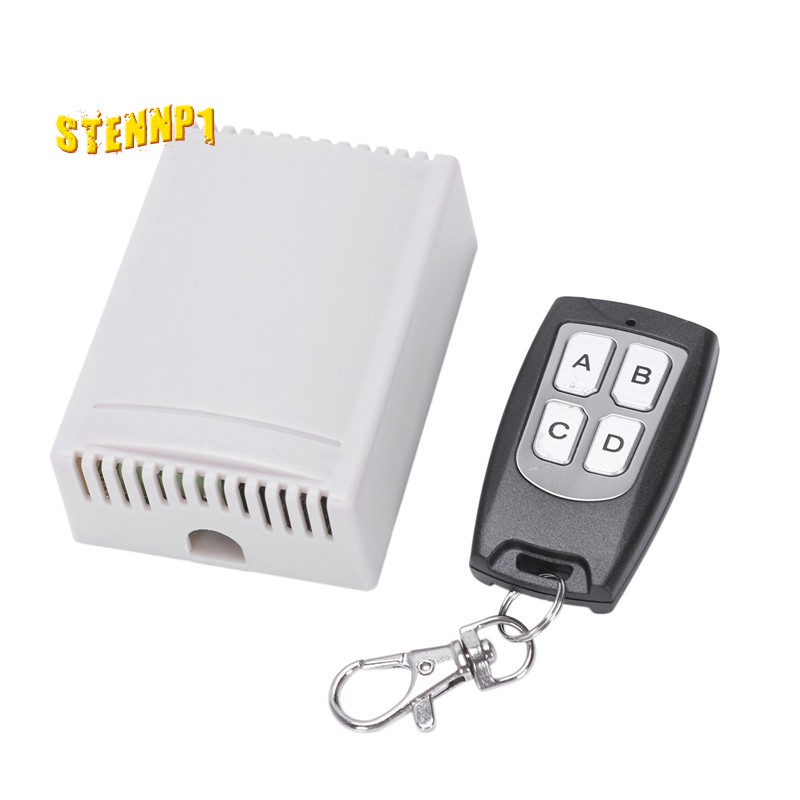 DC 12V 4 Channel RF 200M Wireless Remote Control Switch Transmitter + Receiver