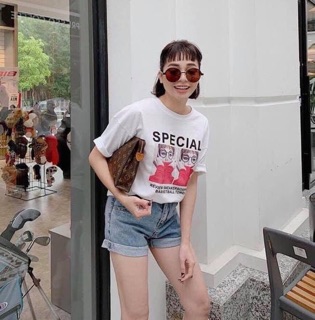Quần sooc cạp cao gập gấu zara