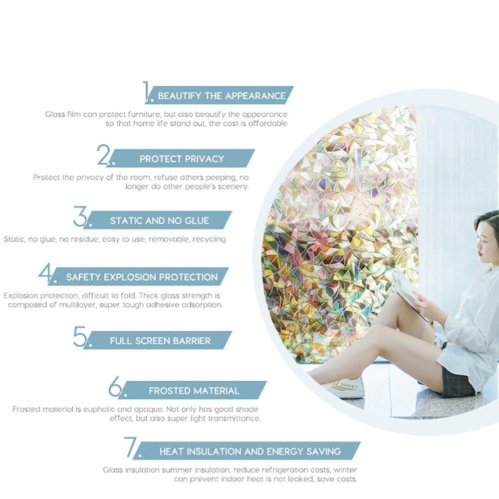 Miếng Dán Cửa Kính Bằng Vinyl Chống Tĩnh Điện Bảo Vệ Sự Riêng Tư