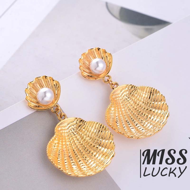 Khuyên Tai Vỏ Sò Thời Trang Cá Tính Cho Nữ