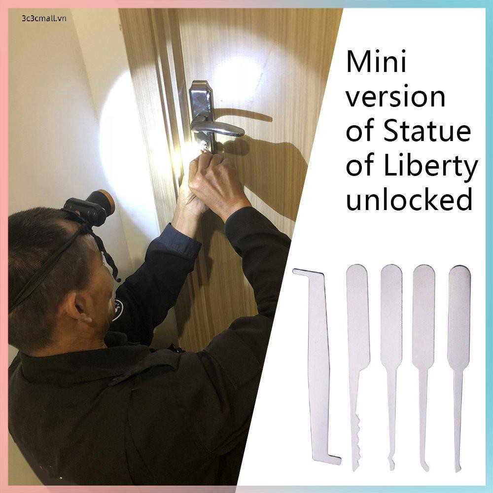 ✨chất lượng cao✨Locksmith Supply Tool 5 Pieces Mini Version Of The Statue Of Liberty Unlocked