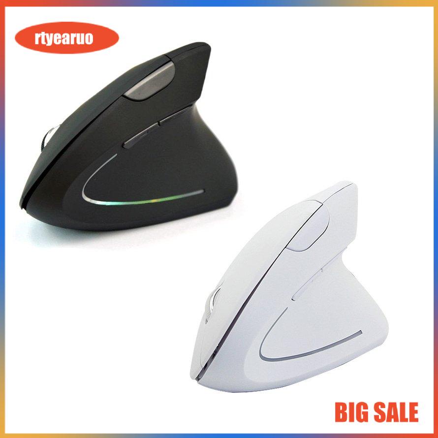 Chuột dọc không dây 2.4G công thái học 6 nút Chuột chơi game 1600DPI quang học