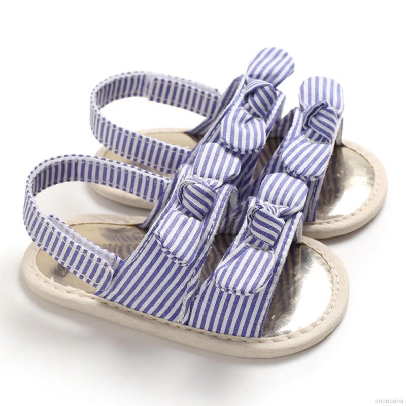 Giày Sandal Đính Nơ Cho Bé 0-18 Tháng Tuổi