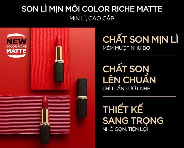 Son Lì Mịn Môi L'oreal 298 Brick Planet Màu Nâu Đỏ Gạch 3.7g