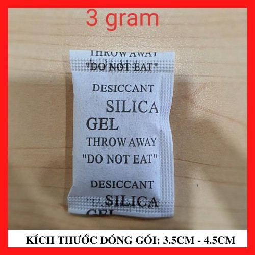 [Hot] Gói Hút Ẩm đóng túi 500gr loại 1/2/5/10/20/50/100gr Silicagel - Hạt chống ẩm mốc, khử mùi