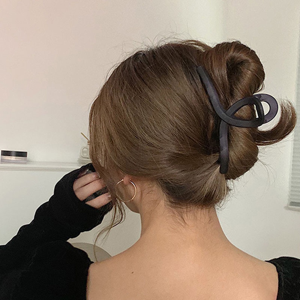 Kẹp tóc nhựa resin hình móng vuốt lớn thời trang thanh lịch cho nữ