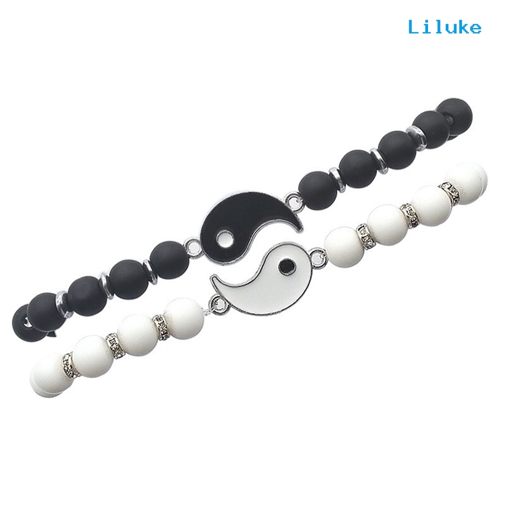 Vòng Tay Cặp Đôi Liluke Phong Cách Trung Hoa Thái Cực Quyền Có Thể Điều Chỉnh