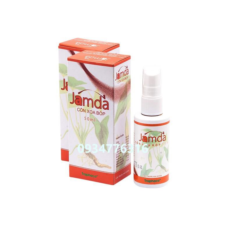 ✅ CỒN XOA BÓP GIẢM ĐAU NHỨC CƠ BẮP JAMDA TRAPHACO