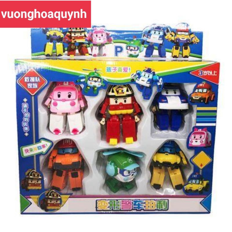 Đội bay siêu đẳng Ronoca/ poli biến hình thành oto 6 con to