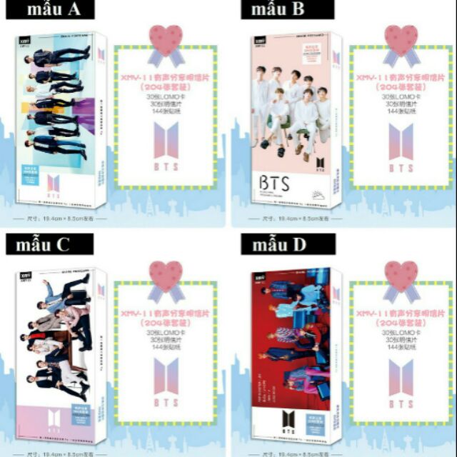 Postcard BTS ( mẫu mới nhất 2019)