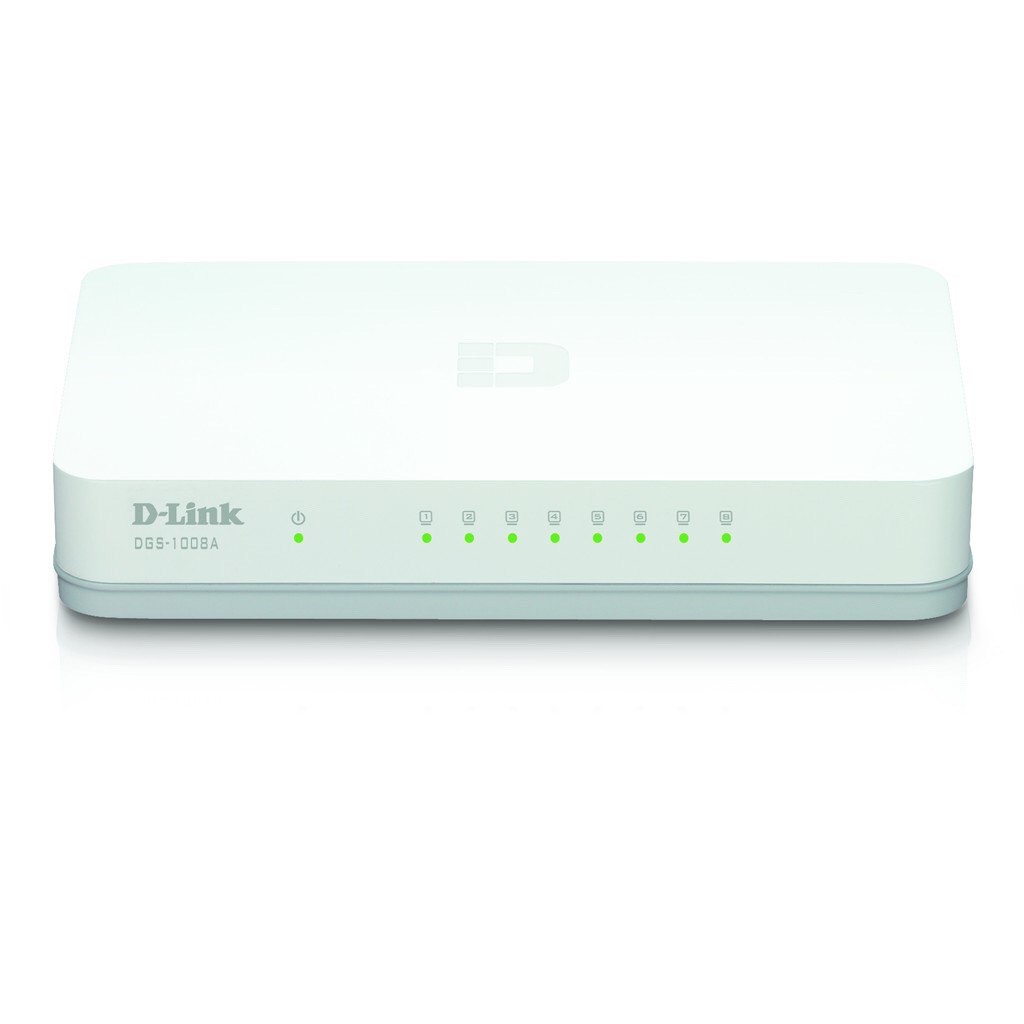 12.12 Hot Deals- D-Link gigabit 8 cổng Bộ chia tín hiệu Switch RJ45- Thiết bị chuyển mạch D-LINK DGS-1008A