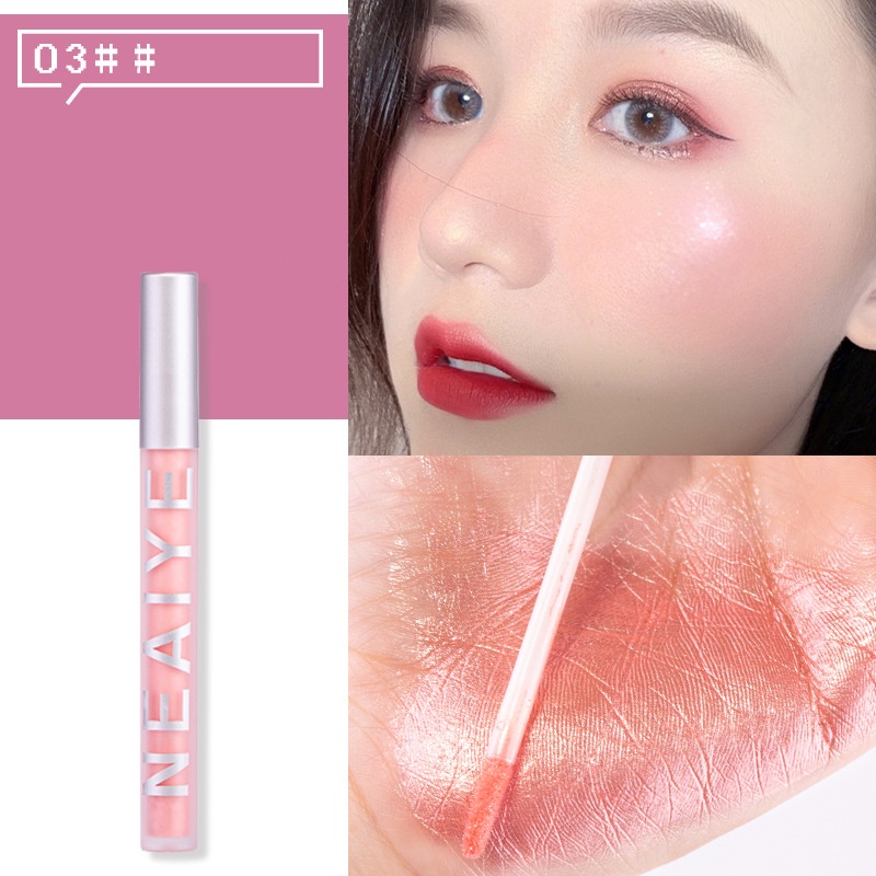 Kem Bắt Sáng/Tạo Khối Tông Nhũ Kim Cương 4 Màu Tùy Chọn Lâu Trôi