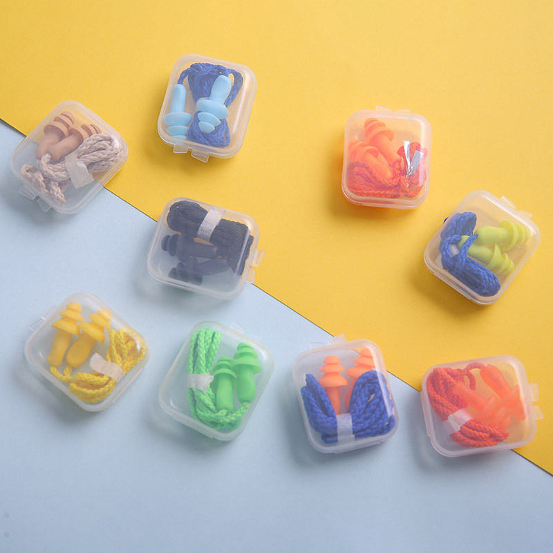 Cặp nút silicon bịt tai chống tiếng ngáy khi ngủ