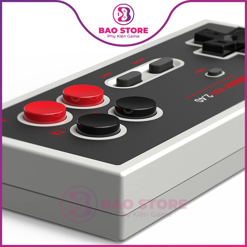 Tay cầm chơi game bluetooth 8Bitdo N30 cho Nintendo Switch