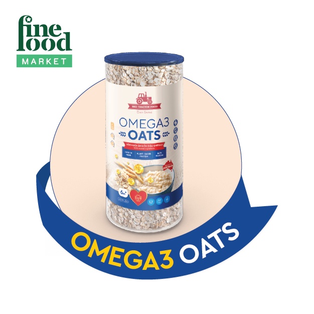 Combo 2 Hủ Yến Mạch Protein 500gr + 1 Hủ Yến Mạch giàu Omega 3 Oats 500gr