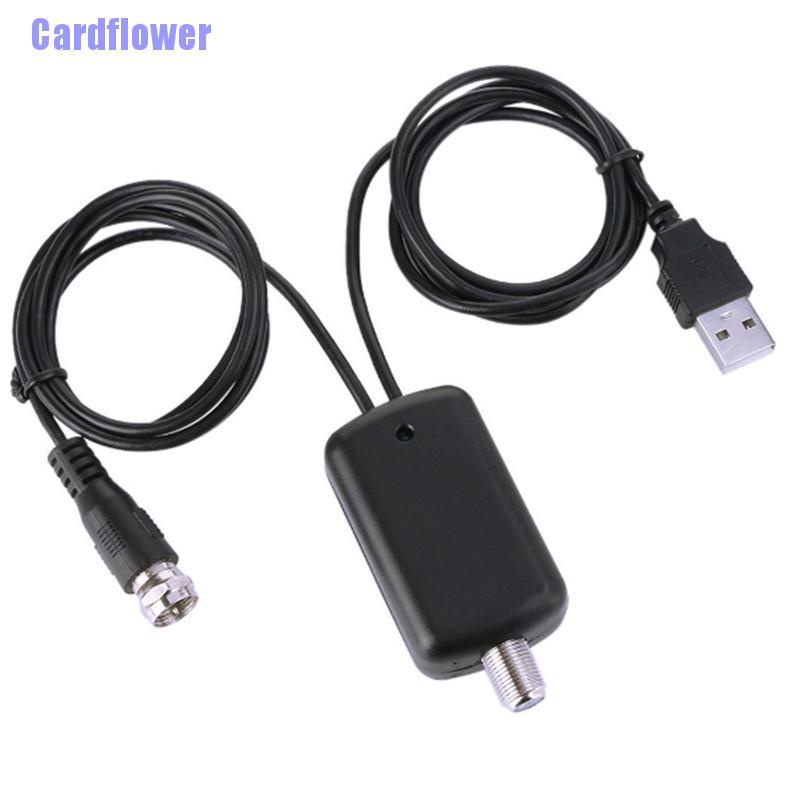 Cardflower  Digital HDTV Signal Amplifier Booster For Cable TV Fox Antenna HD Channel 25db