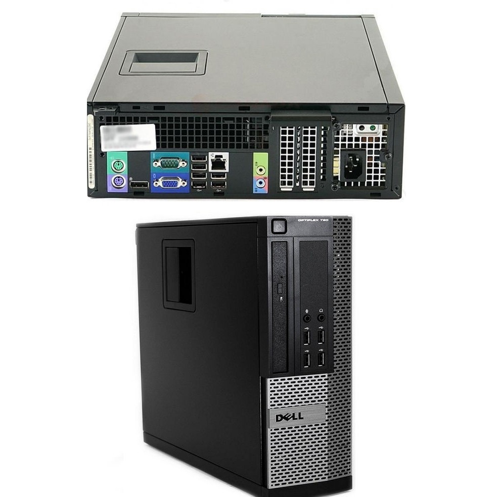 Cây máy tính để bàn Dell OPTIPLEX 790 Sff, EX (CPU G620, Ram 4GB, HDD 250GB, DVD) tặng USB Wifi, Hàng nhập khẩu