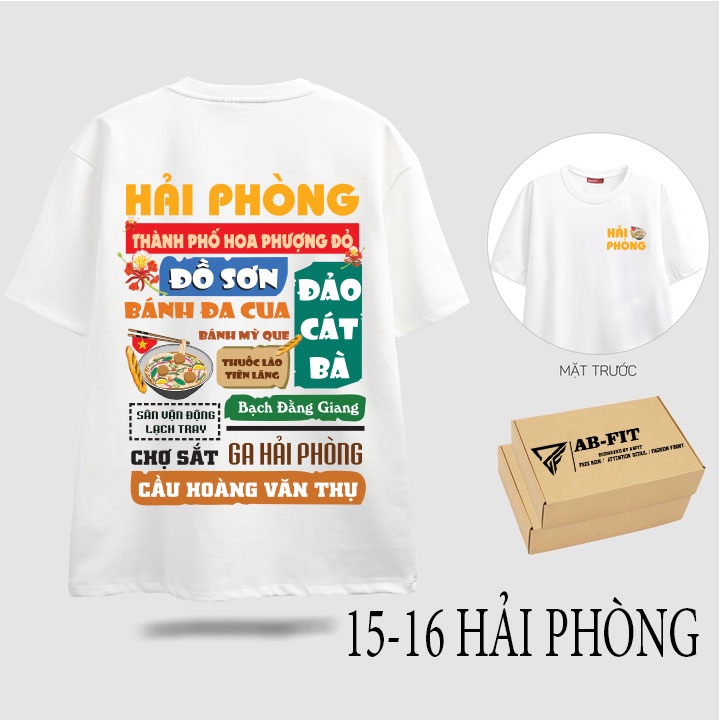 Áo thun nam nữ tay lỡ 15-16 Hải Phòng unisex áo phông ABFIT Hà Nội dáng form rộng tee basic đẹp