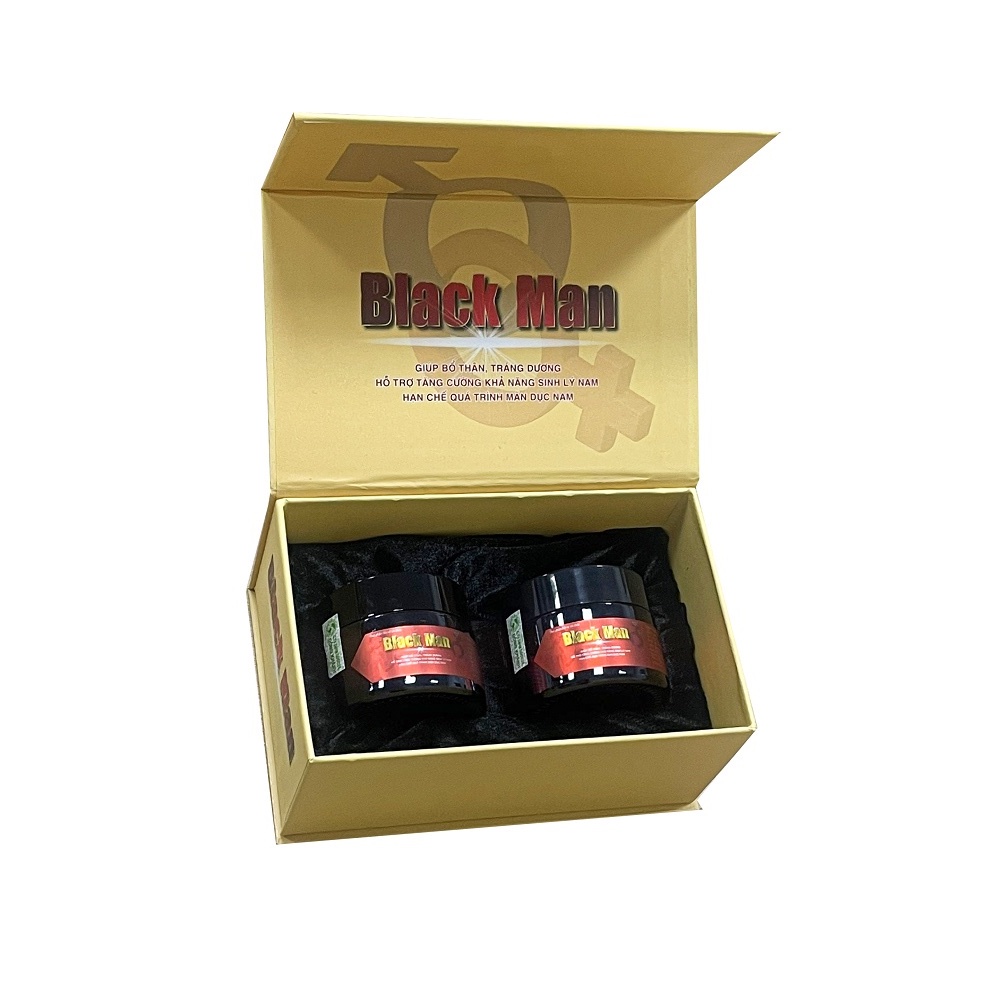 Viên Uống Bổ Thận Tráng Dương Tăng Cường Sinh Lý Nam Black Man- Hộp 2 lọ x 30 viên/lọ