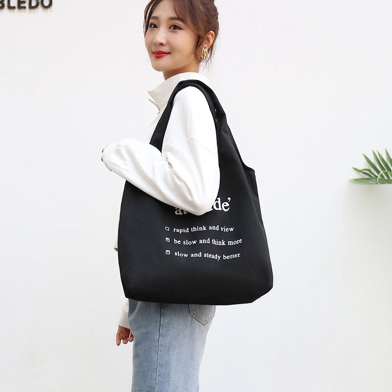 Túi Tote vải Attitude